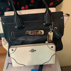Coach bag and wallet set